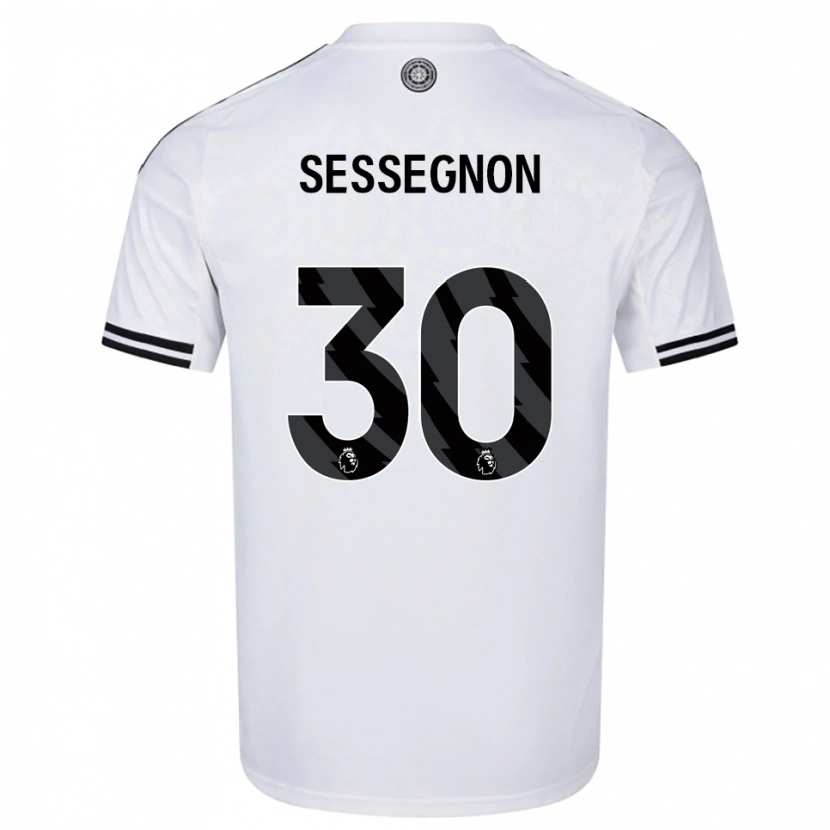 Danxen Kinder Ryan Sessegnon #30 Weiß Schwarz Heimtrikot Trikot 2025/26 T-Shirt Schweiz