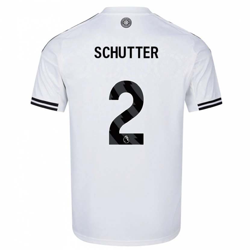 Danxen Kinder Quinn Schutter #2 Weiß Schwarz Heimtrikot Trikot 2025/26 T-Shirt Schweiz