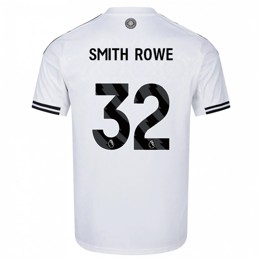 Danxen Kinder Emile Smith Rowe #32 Weiß Schwarz Heimtrikot Trikot 2025/26 T-Shirt Schweiz