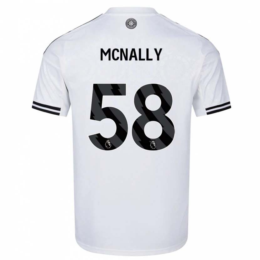 Danxen Kinder Alfie Mcnally #58 Weiß Schwarz Heimtrikot Trikot 2025/26 T-Shirt Schweiz