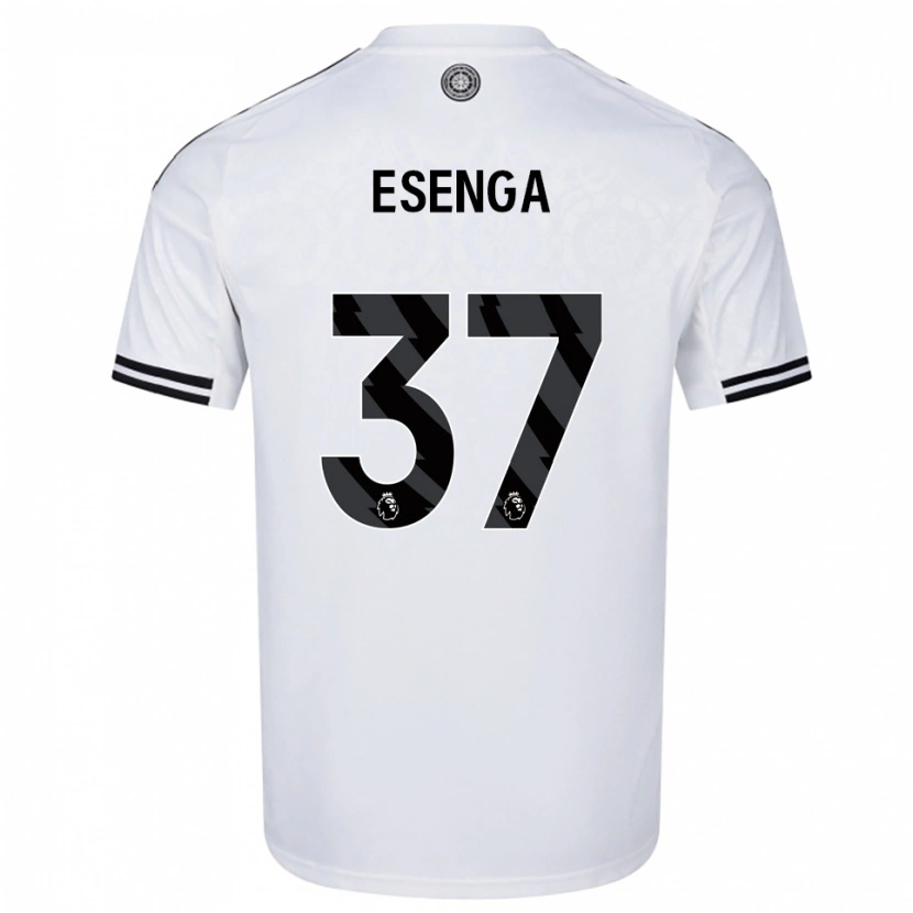 Danxen Kinder Jonathan Esenga #37 Weiß Schwarz Heimtrikot Trikot 2025/26 T-Shirt Schweiz
