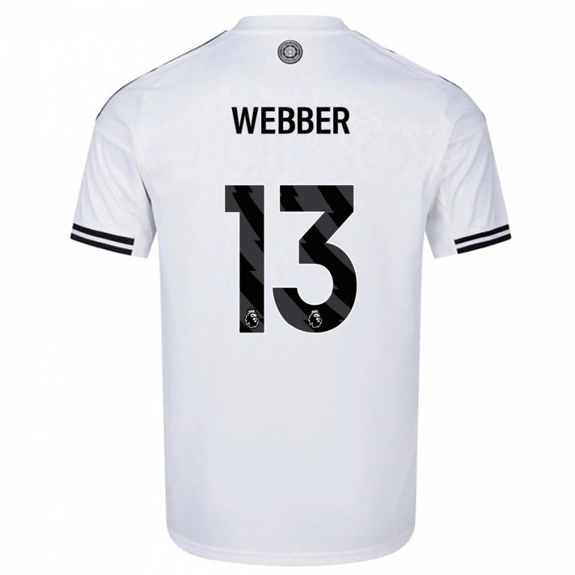 Danxen Kinder Amber Webber #13 Weiß Schwarz Heimtrikot Trikot 2025/26 T-Shirt Schweiz
