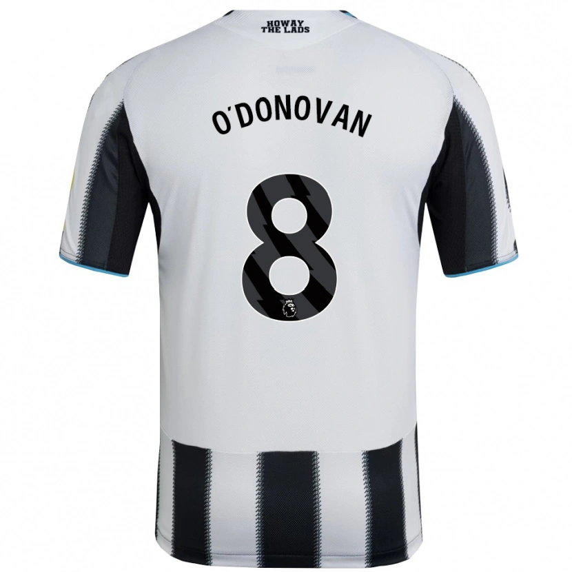 Danxen Kinder Alex O'donovan #8 Schwarz Weiß Heimtrikot Trikot 2025/26 T-Shirt Schweiz