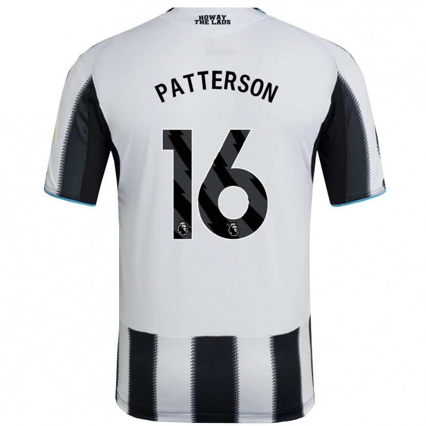 Danxen Kinder Jack Patterson #16 Schwarz Weiß Heimtrikot Trikot 2025/26 T-Shirt Schweiz