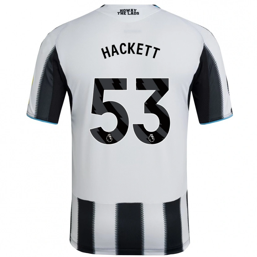 Danxen Kinder Jordan Hackett #53 Schwarz Weiß Heimtrikot Trikot 2025/26 T-Shirt Schweiz