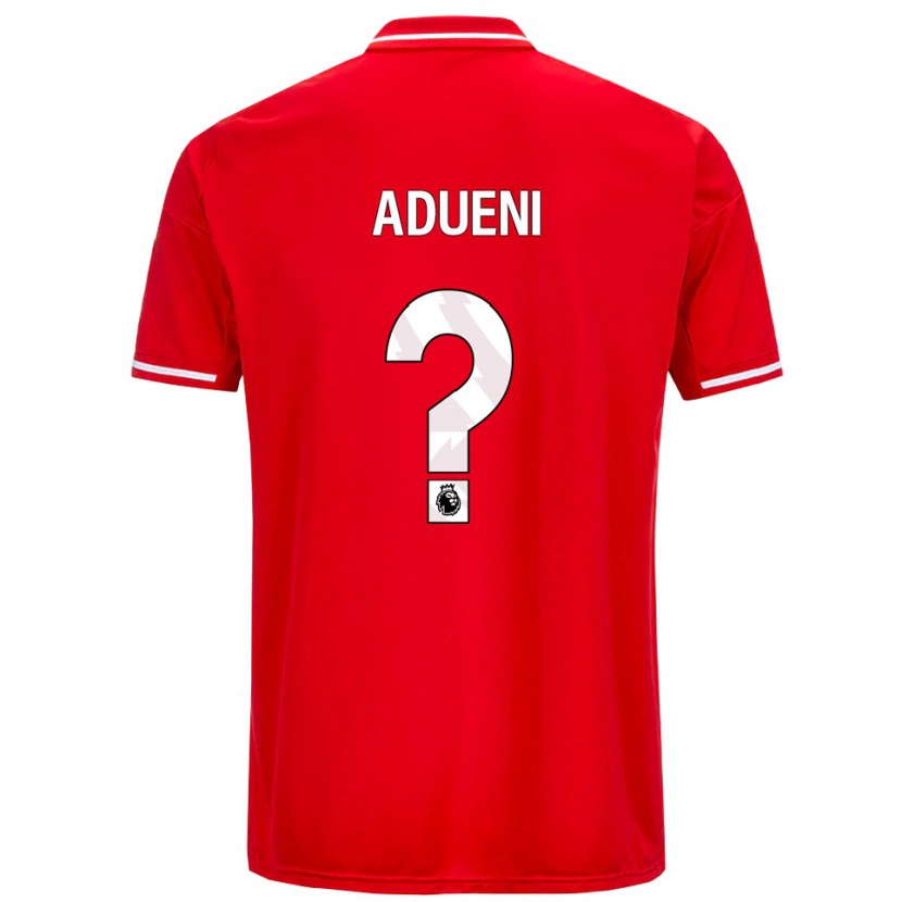 Danxen Kinder Kevin Adueni #0 Rot Weiß Heimtrikot Trikot 2025/26 T-Shirt Schweiz