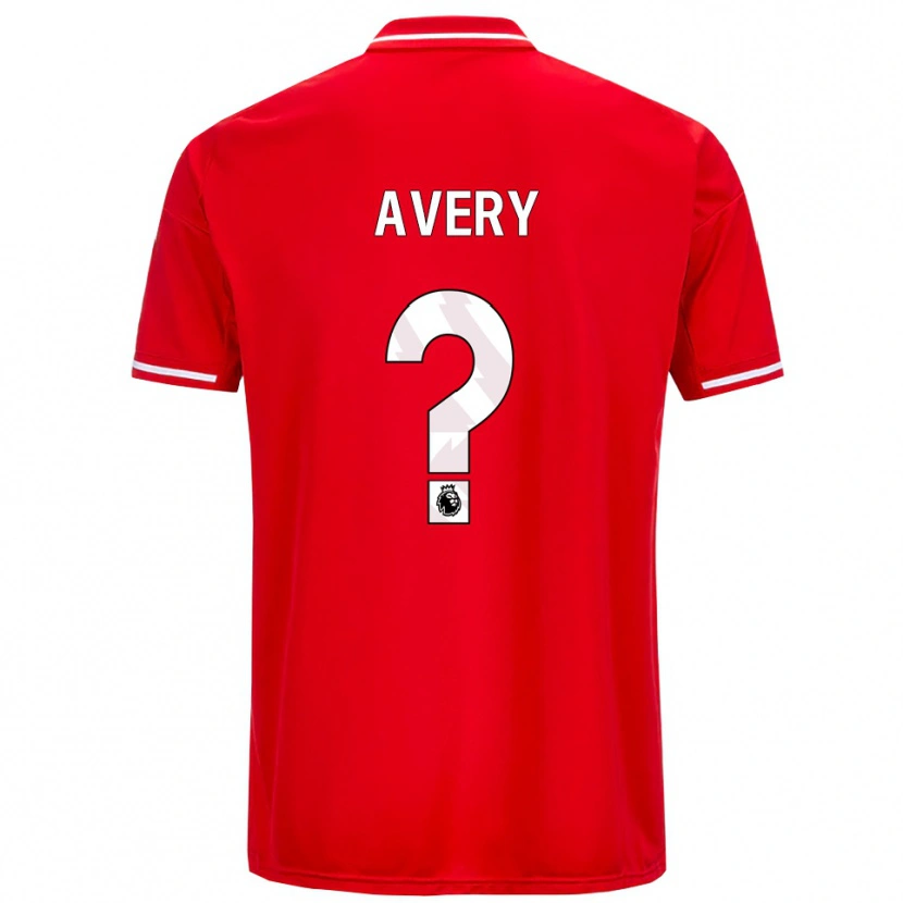 Danxen Kinder Theo Avery #0 Rot Weiß Heimtrikot Trikot 2025/26 T-Shirt Schweiz