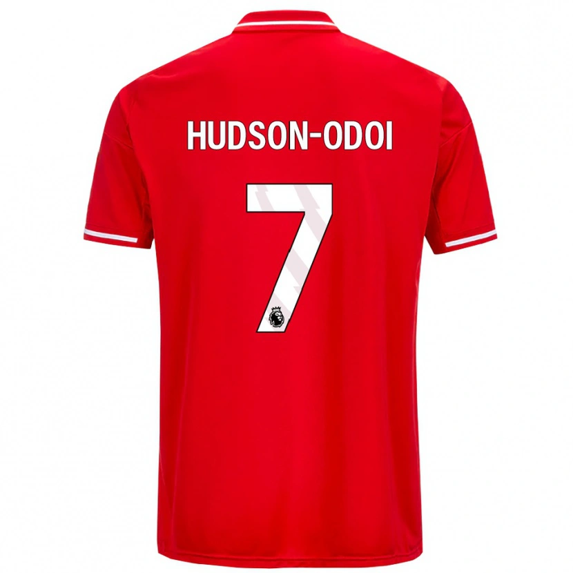 Danxen Kinder Callum Hudson-Odoi #7 Rot Weiß Heimtrikot Trikot 2025/26 T-Shirt Schweiz