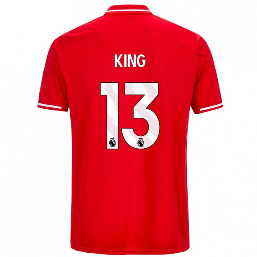 Danxen Kinder Leo King #13 Rot Weiß Heimtrikot Trikot 2025/26 T-Shirt Schweiz