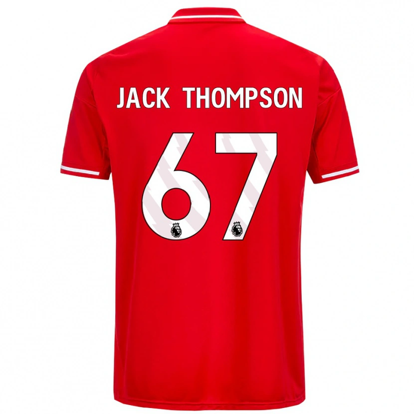 Danxen Kinder Jack Thompson #67 Rot Weiß Heimtrikot Trikot 2025/26 T-Shirt Schweiz