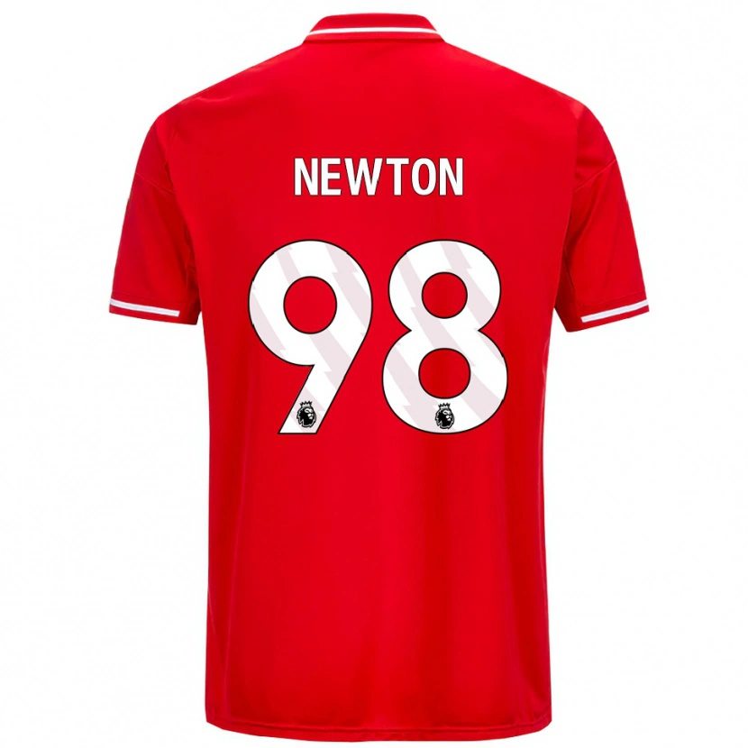 Danxen Kinder Jamie Newton #98 Rot Weiß Heimtrikot Trikot 2025/26 T-Shirt Schweiz