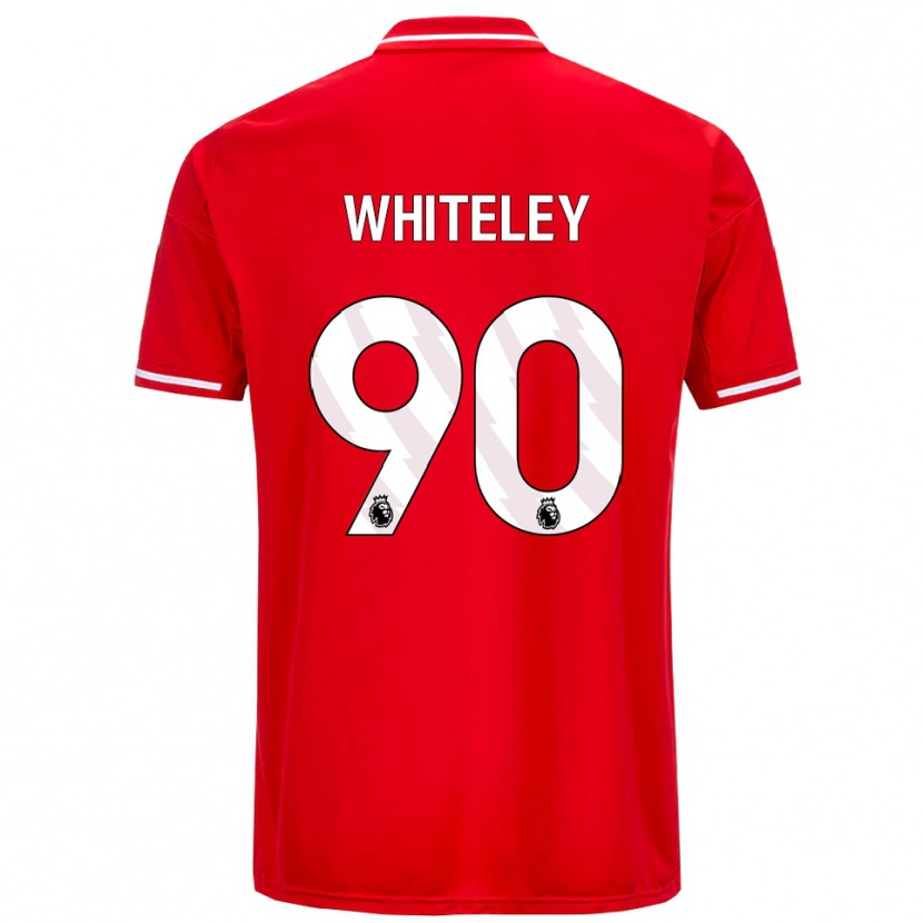 Danxen Kinder Jonathan Whiteley #90 Rot Weiß Heimtrikot Trikot 2025/26 T-Shirt Schweiz