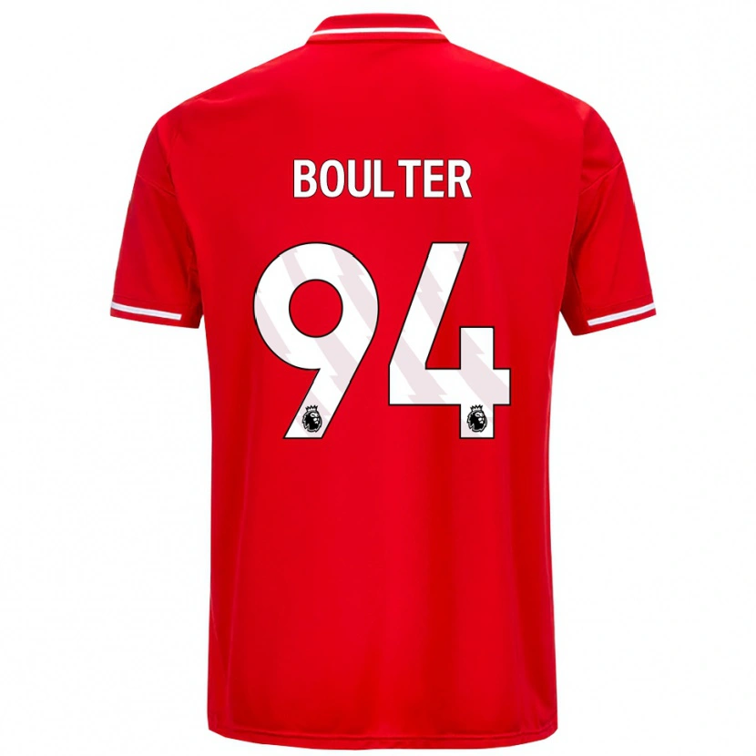 Danxen Kinder Evan Boulter #94 Rot Weiß Heimtrikot Trikot 2025/26 T-Shirt Schweiz