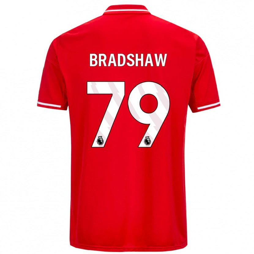 Danxen Kinder Alfie Bradshaw #79 Rot Weiß Heimtrikot Trikot 2025/26 T-Shirt Schweiz