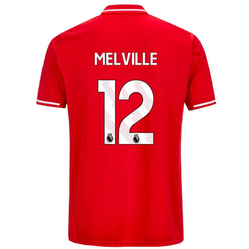 Danxen Kinder Logan Melville #12 Rot Weiß Heimtrikot Trikot 2025/26 T-Shirt Schweiz