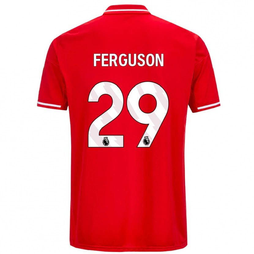 Danxen Kinder Georgie Ferguson #29 Rot Weiß Heimtrikot Trikot 2025/26 T-Shirt Schweiz
