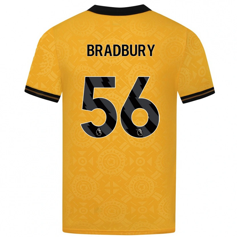 Danxen Kinder Makenzie Bradbury #56 Gelb Schwarz Heimtrikot Trikot 2025/26 T-Shirt Schweiz
