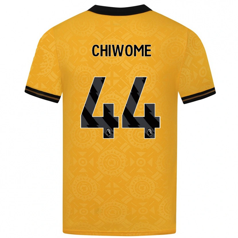 Danxen Kinder Leon Chiwome #44 Gelb Schwarz Heimtrikot Trikot 2025/26 T-Shirt Schweiz