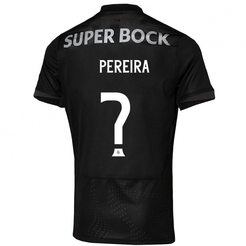 Danxen Kinder Diogo Pereira #0 Schwarz Weiß Auswärtstrikot Trikot 2025/26 T-Shirt Schweiz