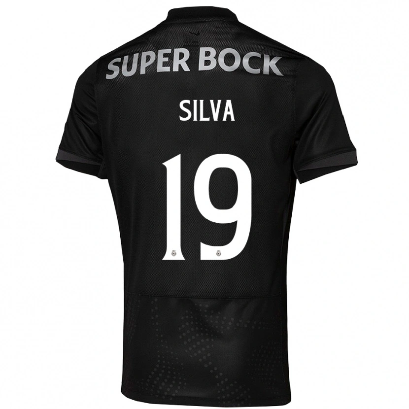 Danxen Kinder Diana Silva #19 Schwarz Weiß Auswärtstrikot Trikot 2025/26 T-Shirt Schweiz