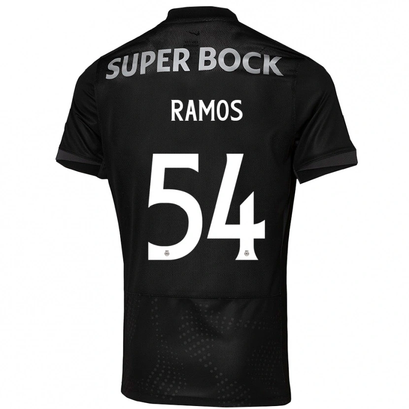 Danxen Kinder Bruno Ramos #54 Schwarz Weiß Auswärtstrikot Trikot 2025/26 T-Shirt Schweiz
