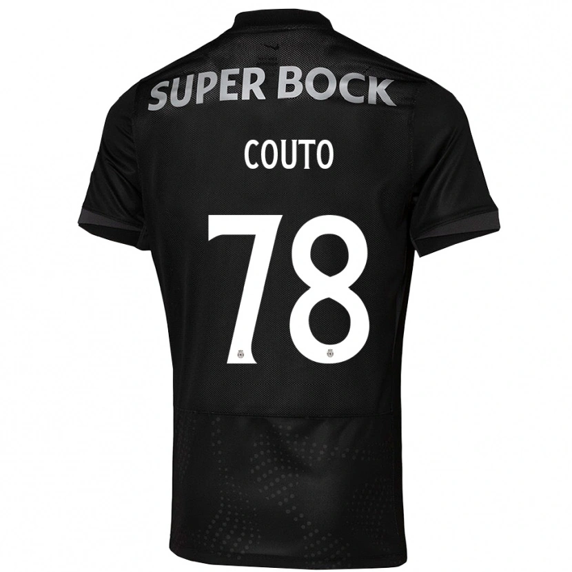 Danxen Kinder Mauro Couto #78 Schwarz Weiß Auswärtstrikot Trikot 2025/26 T-Shirt Schweiz