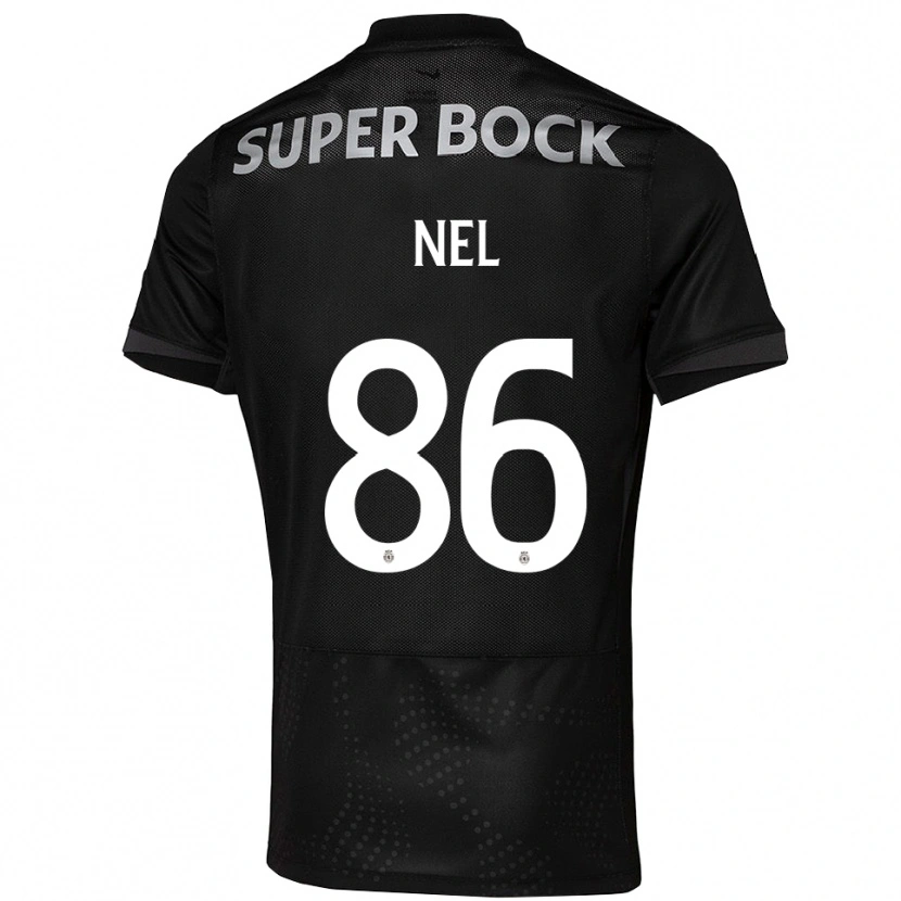 Danxen Kinder Rafael Nel #86 Schwarz Weiß Auswärtstrikot Trikot 2025/26 T-Shirt Schweiz