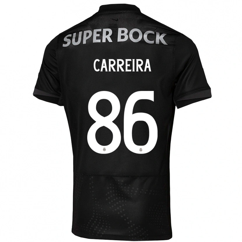 Danxen Kinder Eva Carreira #86 Schwarz Weiß Auswärtstrikot Trikot 2025/26 T-Shirt Schweiz