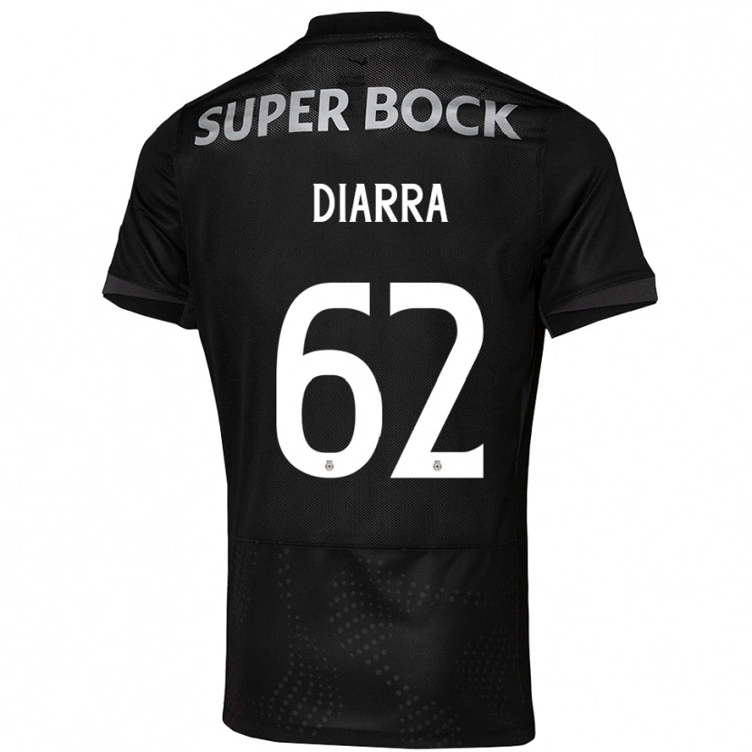 Danxen Kinder Ibrahim Diarra #62 Schwarz Weiß Auswärtstrikot Trikot 2025/26 T-Shirt Schweiz