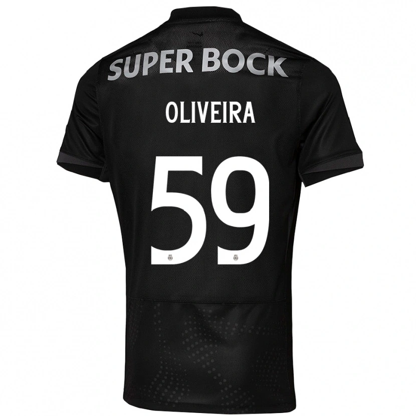 Danxen Kinder Kauã Oliveira #59 Schwarz Weiß Auswärtstrikot Trikot 2025/26 T-Shirt Schweiz