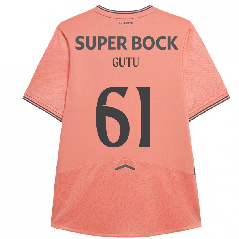 Danxen Kinder Denis Gutu #61 Rosa Marineblau Auswärtstrikot Trikot 2025/26 T-Shirt Schweiz