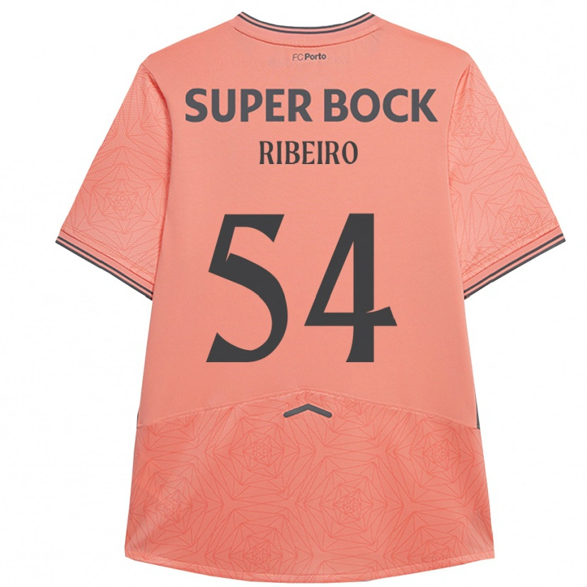 Danxen Kinder António Ribeiro #54 Rosa Marineblau Auswärtstrikot Trikot 2025/26 T-Shirt Schweiz