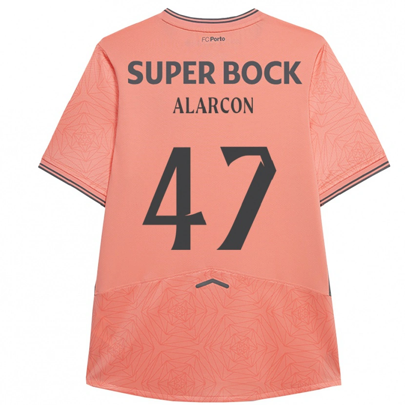 Danxen Kinder Ángel Alarcón #47 Rosa Marineblau Auswärtstrikot Trikot 2025/26 T-Shirt Schweiz