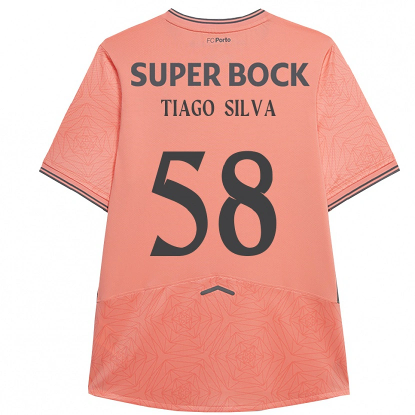 Danxen Kinder Tiago Silva #58 Rosa Marineblau Auswärtstrikot Trikot 2025/26 T-Shirt Schweiz