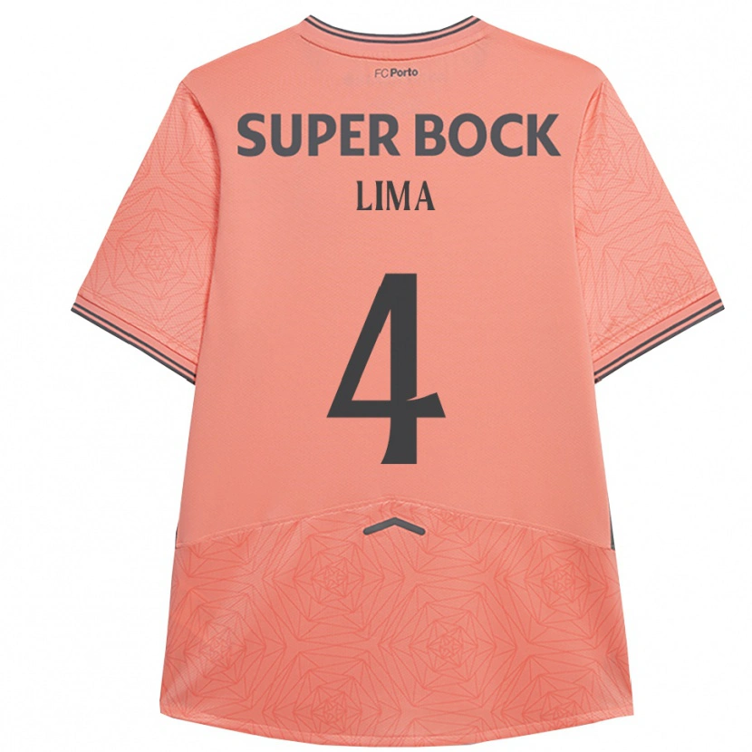 Danxen Kinder Karoline Lima #4 Rosa Marineblau Auswärtstrikot Trikot 2025/26 T-Shirt Schweiz
