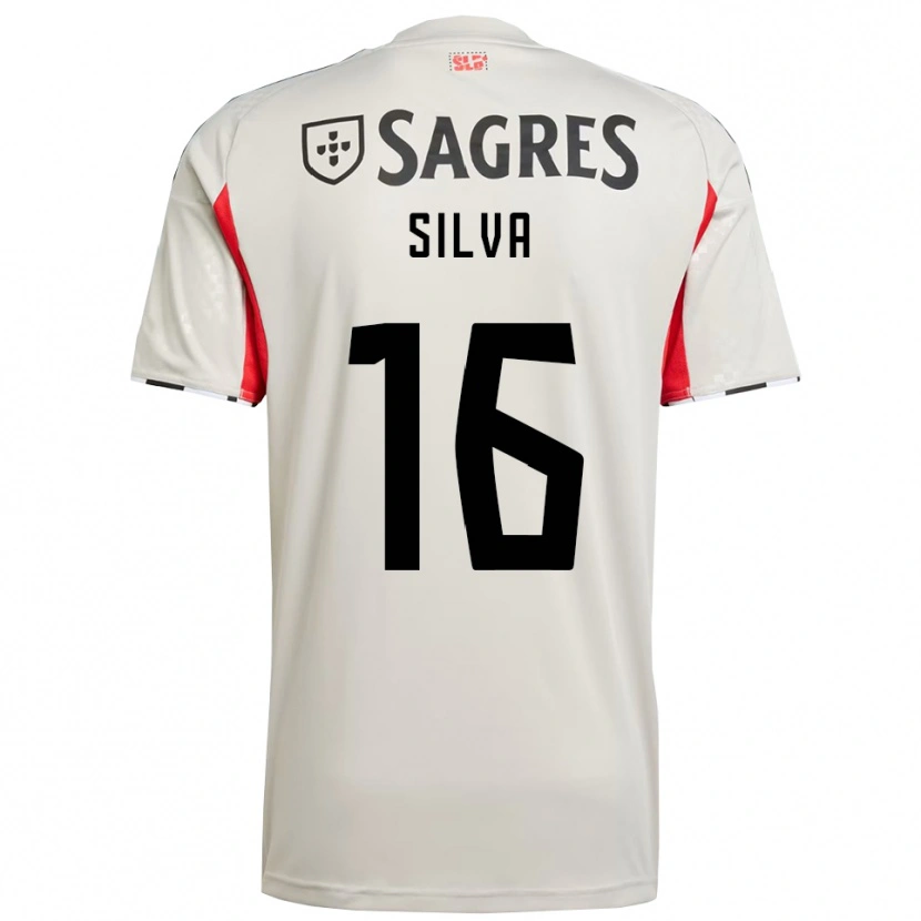 Danxen Kinder Manu Silva #16 Creme Weiß Rot Auswärtstrikot Trikot 2025/26 T-Shirt Schweiz