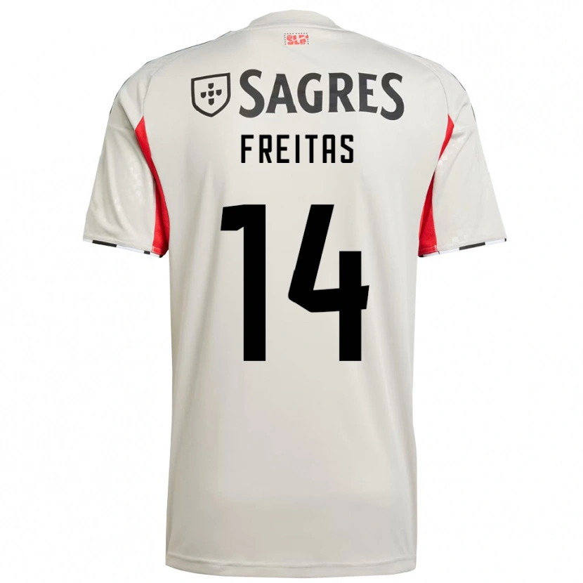 Danxen Kinder Tiago Freitas #14 Creme Weiß Rot Auswärtstrikot Trikot 2025/26 T-Shirt Schweiz