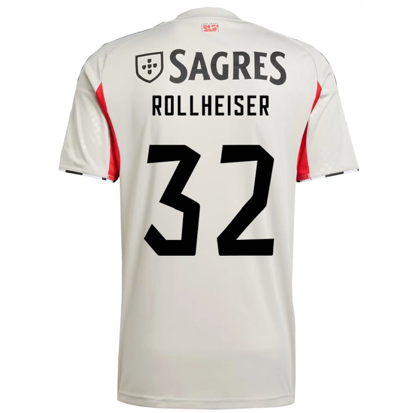 Danxen Kinder Benjamín Rollheiser #32 Creme Weiß Rot Auswärtstrikot Trikot 2025/26 T-Shirt Schweiz