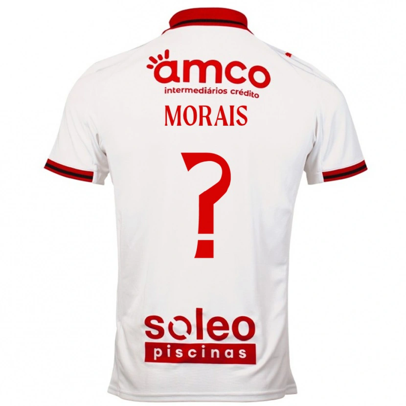 Danxen Kinder Joao Morais #0 Weiß Rot Auswärtstrikot Trikot 2025/26 T-Shirt Schweiz