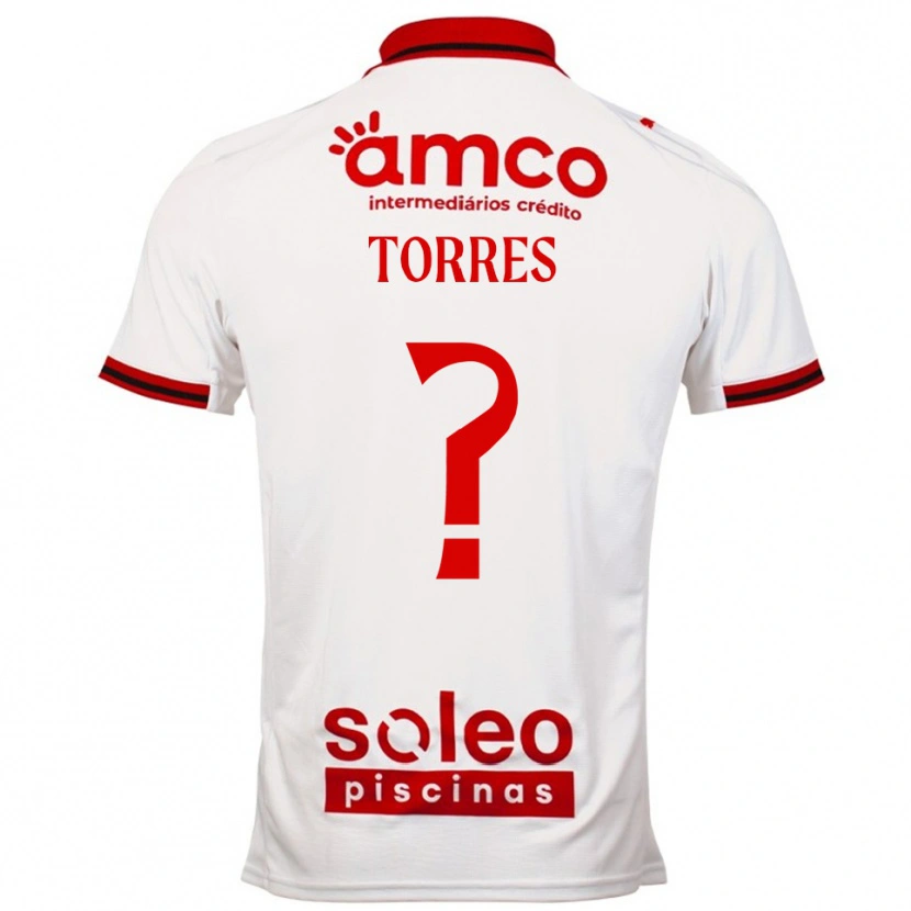 Danxen Kinder Marco Torres #0 Weiß Rot Auswärtstrikot Trikot 2025/26 T-Shirt Schweiz