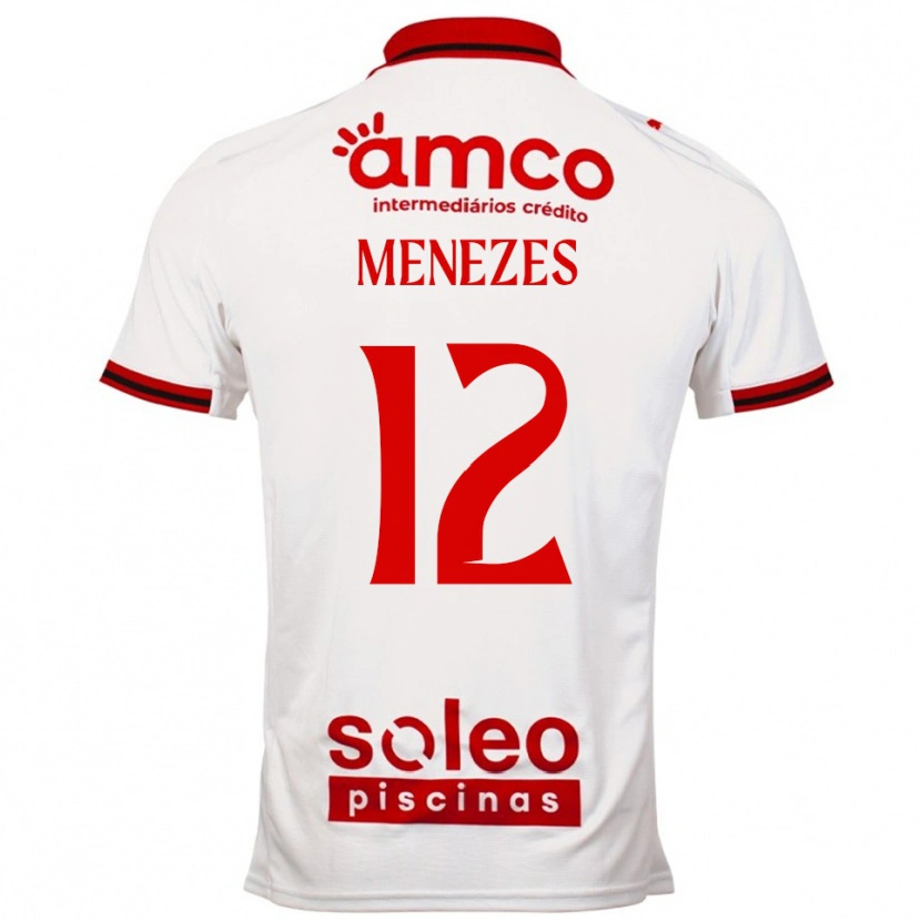 Danxen Kinder Gabriel Menezes #12 Weiß Rot Auswärtstrikot Trikot 2025/26 T-Shirt Schweiz