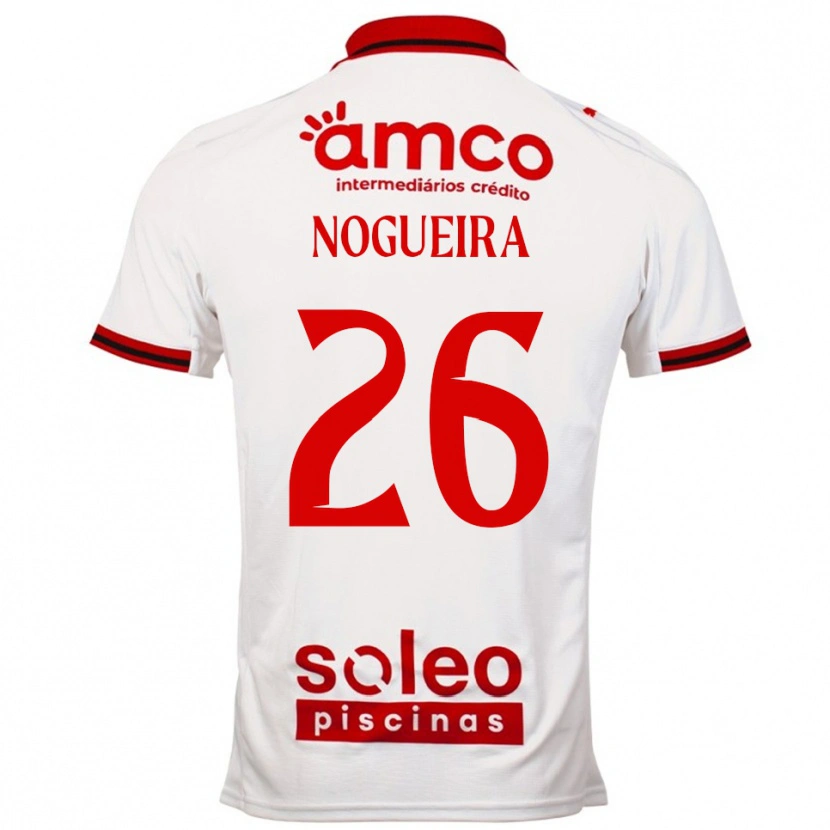 Danxen Kinder Ana Nogueira #26 Weiß Rot Auswärtstrikot Trikot 2025/26 T-Shirt Schweiz