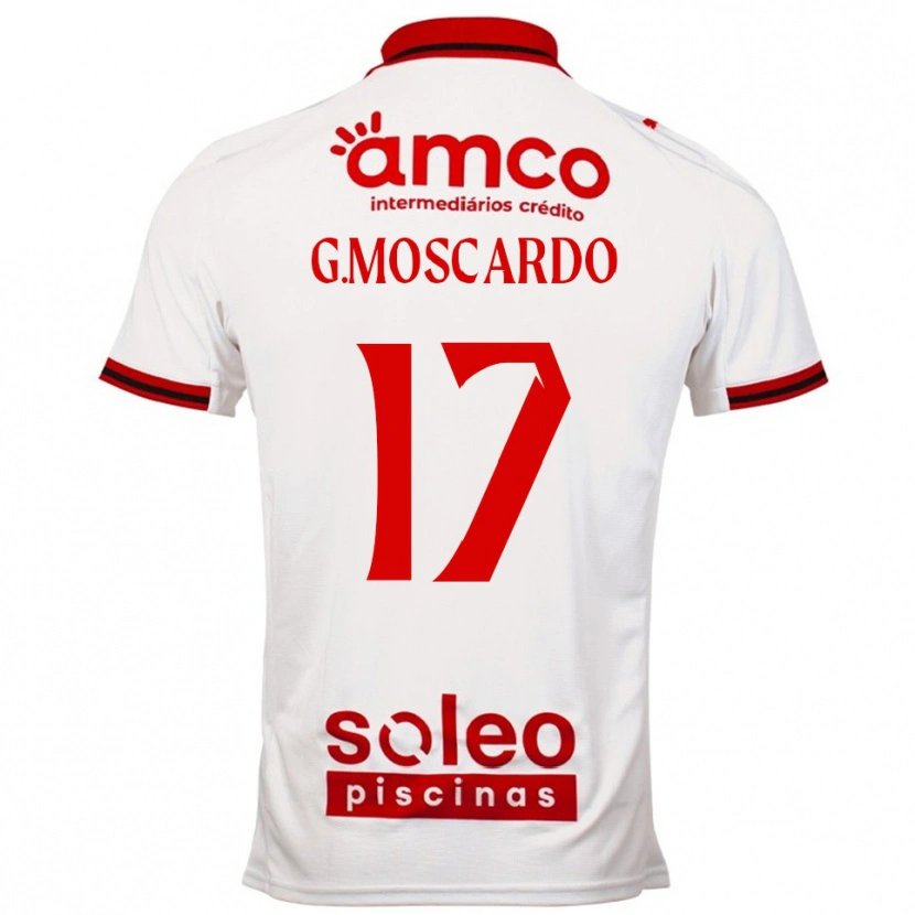 Danxen Kinder Gabriel Moscardo #17 Weiß Rot Auswärtstrikot Trikot 2025/26 T-Shirt Schweiz