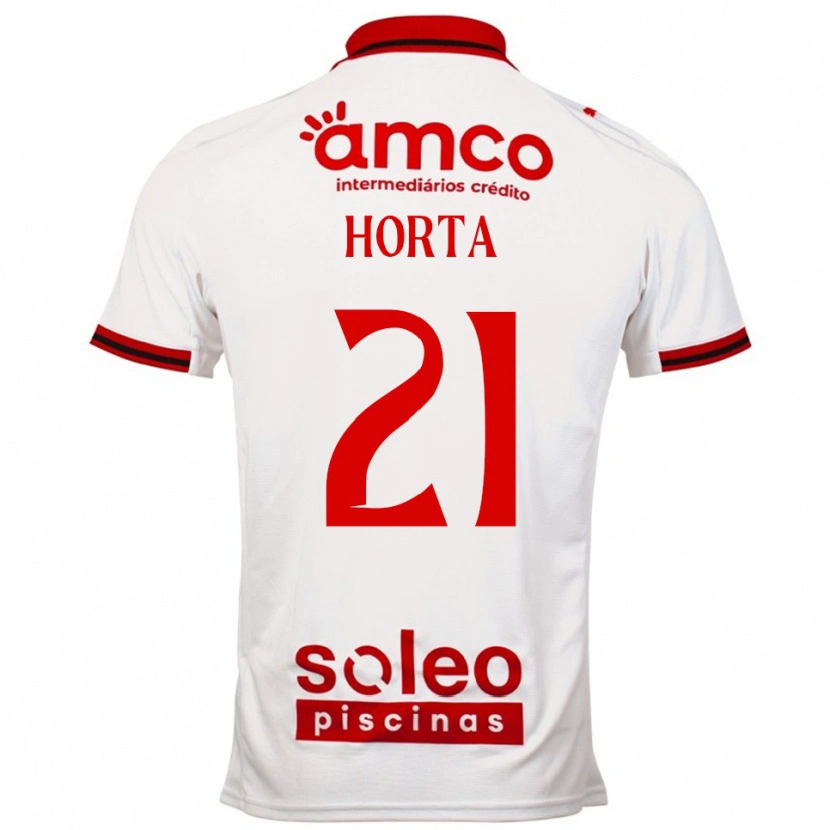 Danxen Kinder Ricardo Horta #21 Weiß Rot Auswärtstrikot Trikot 2025/26 T-Shirt Schweiz