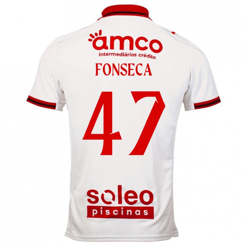 Danxen Kinder Diogo Fonseca #47 Weiß Rot Auswärtstrikot Trikot 2025/26 T-Shirt Schweiz