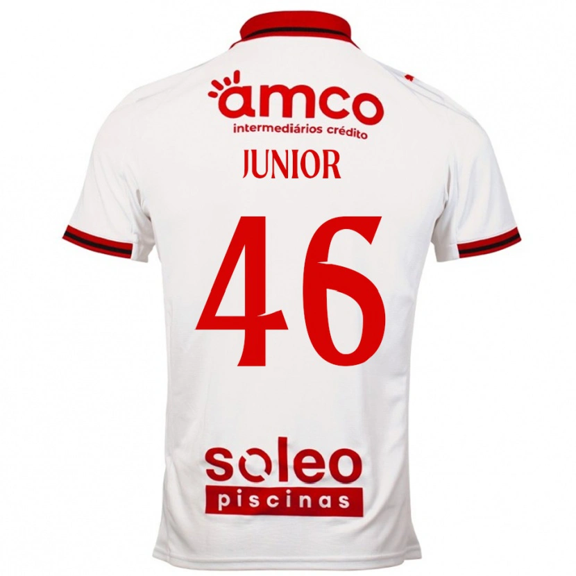 Danxen Kinder Mário Junior #46 Weiß Rot Auswärtstrikot Trikot 2025/26 T-Shirt Schweiz