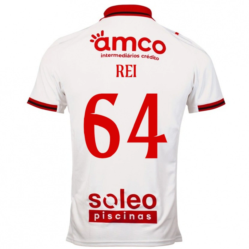 Danxen Kinder Ricardo Rei #64 Weiß Rot Auswärtstrikot Trikot 2025/26 T-Shirt Schweiz
