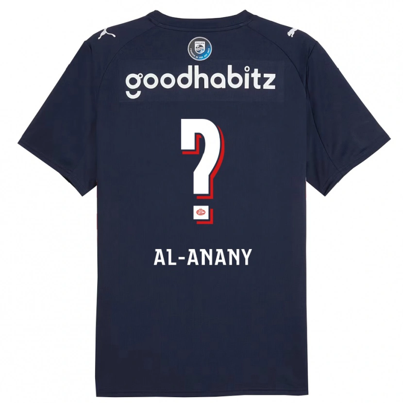 Danxen Kinder Yousif Al-Anany #0 Marine Weiß Auswärtstrikot Trikot 2025/26 T-Shirt Schweiz