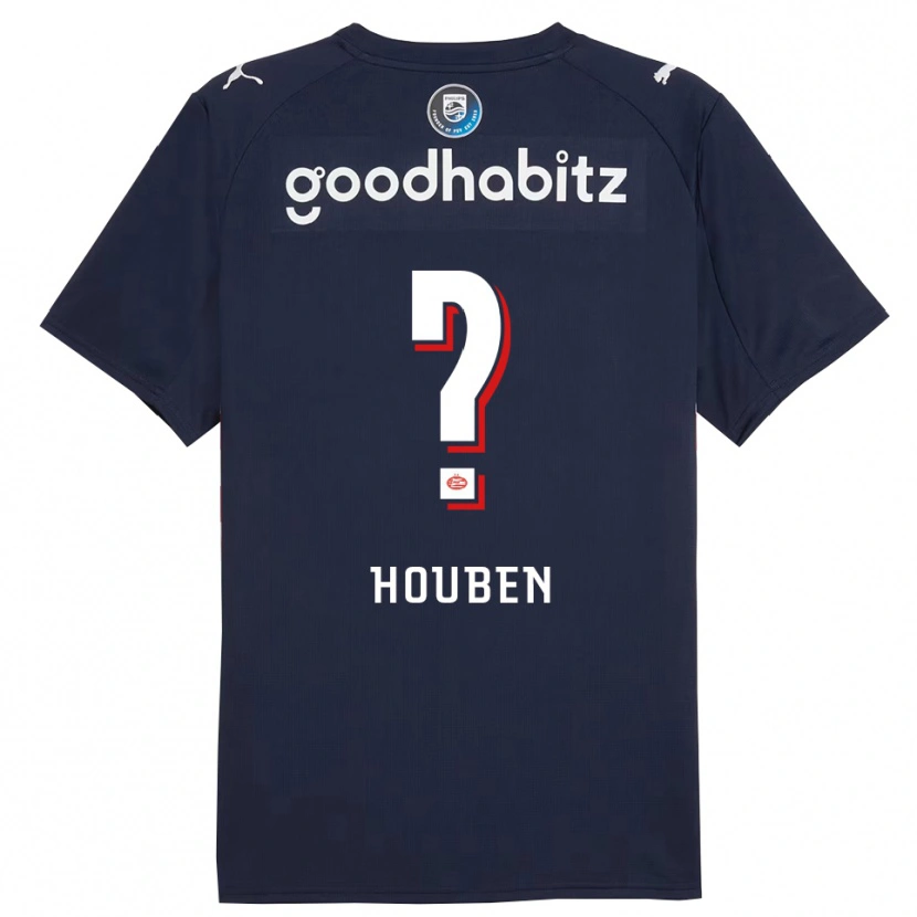Danxen Kinder Iggy Houben #0 Marine Weiß Auswärtstrikot Trikot 2025/26 T-Shirt Schweiz
