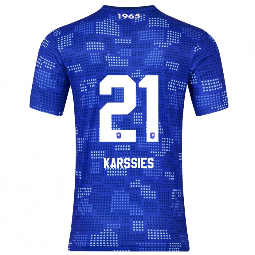 Danxen Kinder Sam Karssies #21 Blau Himmelblau Auswärtstrikot Trikot 2025/26 T-Shirt Schweiz